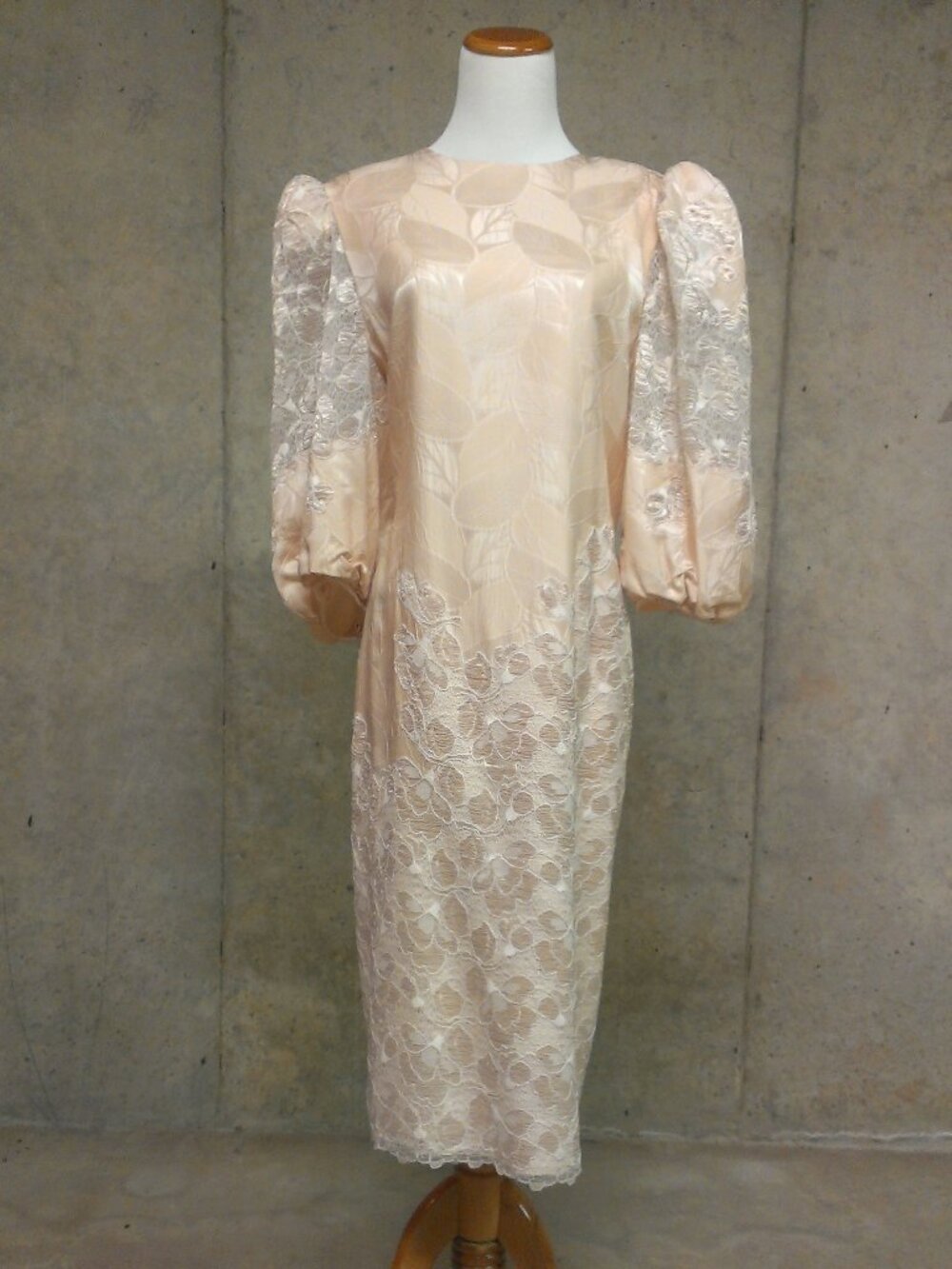 Vintage 80's silk Rina di Montelle dress